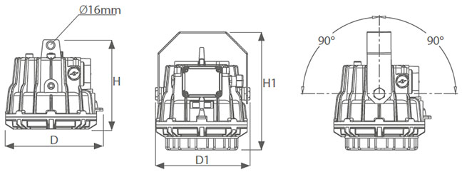 PLFS LED wymiary