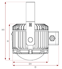 PLFS N 100LED wymiary